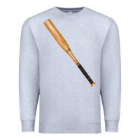 Heather Grey wooden softball bat Premium Sweatshirt - FaDigitalArtStudio