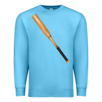 Ocean Blue wooden softball bat Premium Sweatshirt - FaDigitalArtStudio