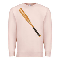 Pale Pink wooden softball bat Premium Sweatshirt - FaDigitalArtStudio