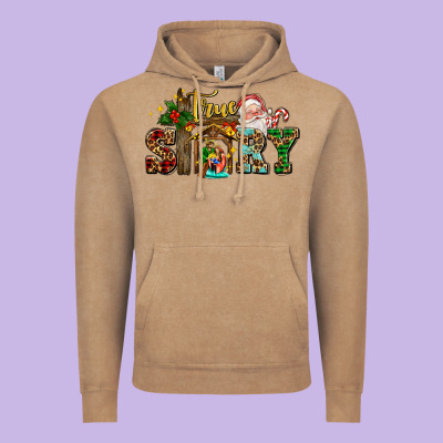 True Story Jesus And Mary Wıth Santa Vintage Hoodie Designed By Adodesignshop