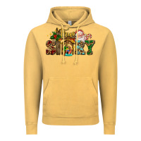 Vintage Mustard true story jesus and mary wıth santa Vintage Hoodie - AdoDesignShop