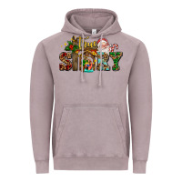 Vintage Zinc true story jesus and mary wıth santa Vintage Hoodie - AdoDesignShop