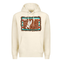 Tofu leopard serape cowhide  leather background Premium Hoodie - AdoDesignShop