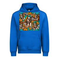 Cobalt Western Pigs Urban Hoodie - LillyAllenDesigns