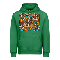 Emerald Western Pigs Urban Hoodie - LillyAllenDesigns