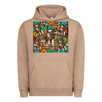 Pigment Burro Western Pigs Urban Hoodie - LillyAllenDesigns