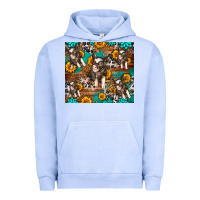 Pigment Grape Ice Western Pigs Urban Hoodie - LillyAllenDesigns