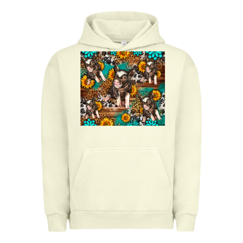 Western Pigs Urban Hoodie by LillyAllenDesigns | Teevron