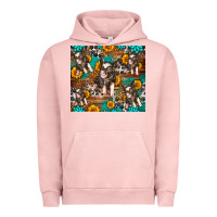 Pigment Salmon Western Pigs Urban Hoodie - LillyAllenDesigns
