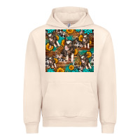 Sandshell Western Pigs Urban Hoodie - LillyAllenDesigns