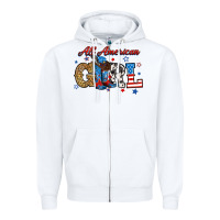 All American Girl Zipper Hoodie | Teevron