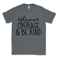 Charcoal Heather be kind Classic Tee - Unal Design