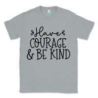 Heather Grey be kind Classic Tee - Unal Design