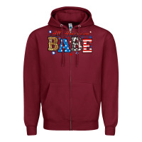 Burgundy all american babe Zipper Hoodie - RanaPortraitStore