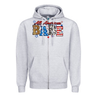 Heather Grey all american babe Zipper Hoodie - RanaPortraitStore