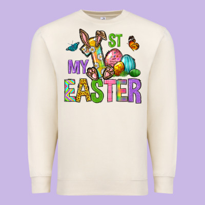 My First Easter Premium Sweatshirt Designed By Neo Western