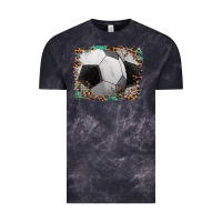 Cloud Black sports soccer background Vintage Tee - Artiststas
