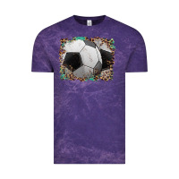Cloud Purple sports soccer background Vintage Tee - Artiststas