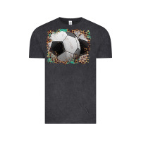 Vintage Black sports soccer background Vintage Tee - Artiststas
