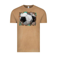 Sports Soccer Background Vintage Tee | Teevron