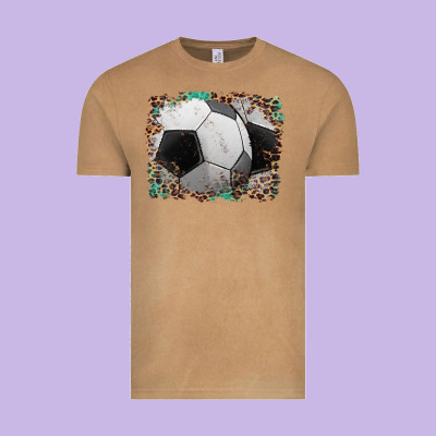 Sports Soccer Background Vintage Tee Designed By Artiststas