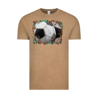 Vintage Coffee sports soccer background Vintage Tee - Artiststas