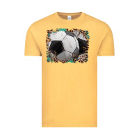 Vintage Mustard sports soccer background Vintage Tee - Artiststas