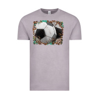 Vintage Zinc sports soccer background Vintage Tee - Artiststas