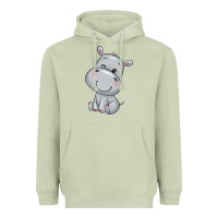 Matcha hippo Heavyweight Hoodie - texasbilliewilder