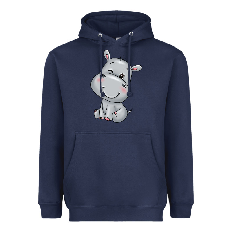 Hippo Heavyweight Hoodie by texasbilliewilder | Teevron
