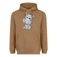 Toasted Coconut hippo Heavyweight Hoodie - texasbilliewilder