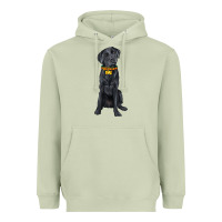 Matcha labrador retriever with overflow Heavyweight Hoodie - texasbilliewilder