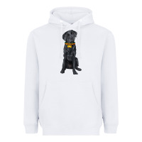 White labrador retriever with overflow Heavyweight Hoodie - texasbilliewilder