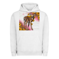 Pigment Lunar Rock Western Cute Baby Deer Fawn Urban Hoodie - LillyAllenDesigns