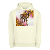 Pigment Pistachio Western Cute Baby Deer Fawn Urban Hoodie - LillyAllenDesigns