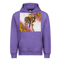 Tulip Western Cute Baby Deer Fawn Urban Hoodie - LillyAllenDesigns