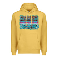 Antique Gold turquoise gemstone background Premium Hoodie - AdoDesignShop