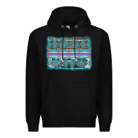 Black turquoise gemstone background Premium Hoodie - AdoDesignShop