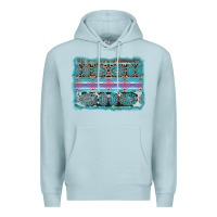 Blue Mist turquoise gemstone background Premium Hoodie - AdoDesignShop