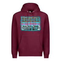 Burgundy turquoise gemstone background Premium Hoodie - AdoDesignShop