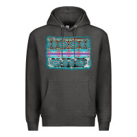 Charcoal Heather turquoise gemstone background Premium Hoodie - AdoDesignShop