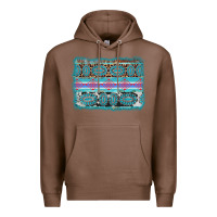 Chestnut turquoise gemstone background Premium Hoodie - AdoDesignShop