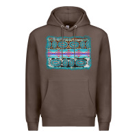 Coffee turquoise gemstone background Premium Hoodie - AdoDesignShop