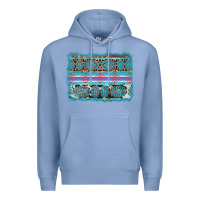 Colony Blue turquoise gemstone background Premium Hoodie - AdoDesignShop