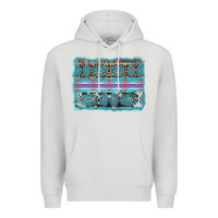Dove Grey turquoise gemstone background Premium Hoodie - AdoDesignShop