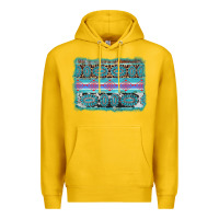 Lemon turquoise gemstone background Premium Hoodie - AdoDesignShop