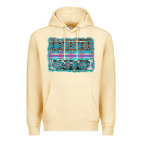 Pina Colada turquoise gemstone background Premium Hoodie - AdoDesignShop