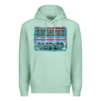 Seafoam turquoise gemstone background Premium Hoodie - AdoDesignShop