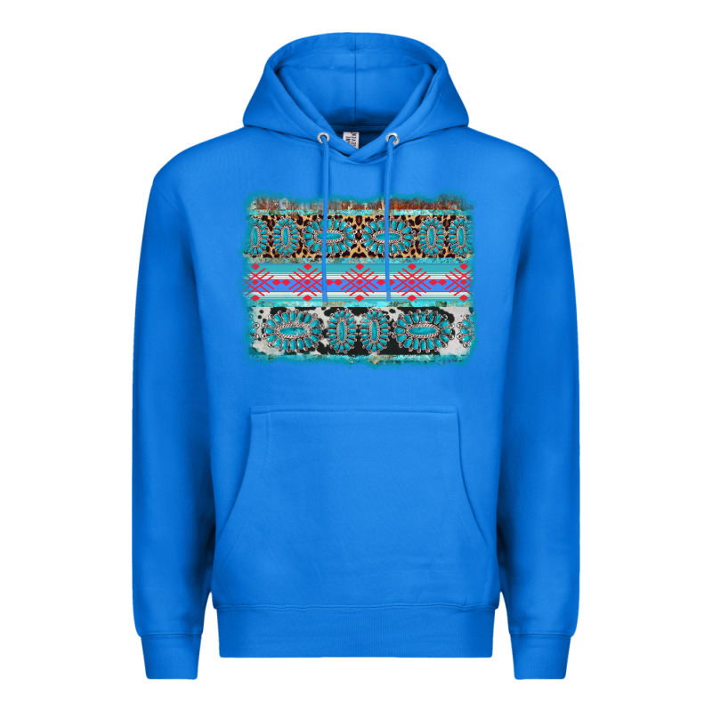 Turquoise Gemstone Background Premium Hoodie by AdoDesignShop | Teevron