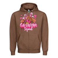 Chestnut galentine squad afro girl sneakers Zipper Hoodie - RanaPortraitStore